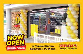 17, jalan tk 1/11a, taman kinrara, section 1, batu 7 1/2,, jalan puchong, taman kinrara seksyen 1, 47100 puchong, selangor, malezya adres. Mr Diy Mr Diy 508 Store Now Open Taman Kinrara Seksyen Facebook