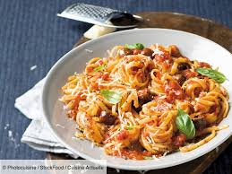 Linguine Aux Tomates Et Olives Recettes Recette En 2020 Recette Recettes De Cuisine Linguine