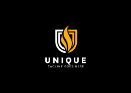 Unique U Letter Fire Logo Template Logo Letter Unique Fire Logo Templates Logos Logo Design Template