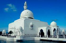 Its design was inspired by moorish architecture which incorporates the use of marble, ceramic, and mosaic works. Tengku Tengah Zaharah Mosque Archnet