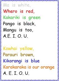 Maori Colors Song For Kids Maori Words Maori Songs Te Reo Maori Resources Teaching