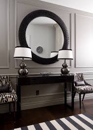 Foyer Love This Black Table Chairs And Mirror Home Decor Interior House Interior