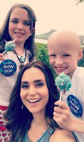 Honored to be Leah and Harpers wish! They are incredible and a true  inspiration. We decorated fun cake pops together. My heart could not be  happier. Thank you to Make-A-Wish America for