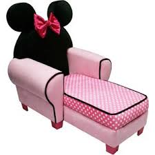 Disney Minnie Mouse Chaise With Storage Minnie Mouse Chair Disney Furniture Baby Disney