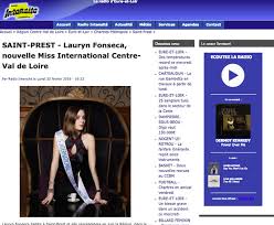 Définir comme ville favoritemétéo francechateaudun. Eure Et Loir Miss International France