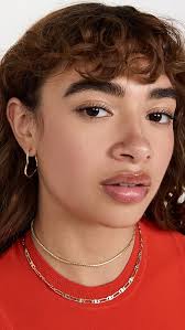 LANA 14k Small Graduating Heart Hoops