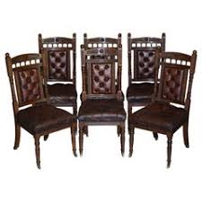 The grand dining room, decked out for christmas. Victorian Dining Room Chairs 121 For Sale At 1stdibs