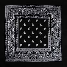 Black And White Paisley Bandana Large Paisley Cotton Bandana Scarf Bandanna Black White Red Blue 27 Bandana Scarf Head Wrap Scarf Red Bandana