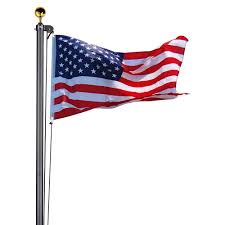 The tradition of lowering the flag to show grieving and acknowledge death or tragedy likely began in 1612. Yeshom American Aluminum Sectional Flag Pole Set 30 Yescomusa