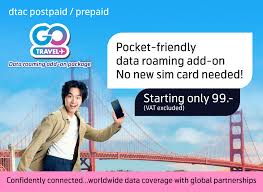 Dtac offers both postpaid and prepaid internet packages, numbers with special promotional prices, and online services for the need of transactions on smartphones that are easy, convenient, and secure. International Roaming Value Roaming Package From Dtac Dtac