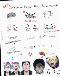 For now, in this post i have compiled cute, cool and easy to draw things. Anime Face Expressions Tutorial Mha Myheroacademia Myheroacademiacosplay Anime Faces Expressions Drawing Expressions Art Reference Poses