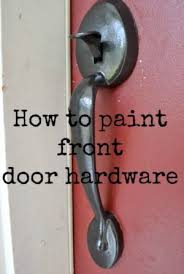 But then, up until a few months ago, i had never considered painting my ceilings black, either. How To Paint A Front Door Handle Painted Front Doors Front Door Handles Front Door Hardware