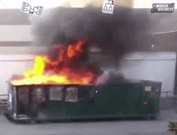 Dumpster Fire Gifs As A Metaphor For Your March Madness Brackets By Sports Gifs Giphy Dumpster fire animated gif maker make animated gifs from video files, youtube, video websites, images, pictures. dumpster fire gifs as a metaphor for