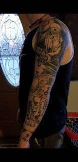 Rate 1000s of pictures of tattoos, submit your own tattoo picture or just rate others. Megadeth Sleeve Half Finished By Darcy Nutt At Chalice Tattoo Boiseid Metal Tattoo Tattoos Heavy Metal Tattoo