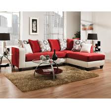 Flash Furniture Riverstone Implosion Purple Velvet Sectional Rs412405sec The Home Depot Living Room Red Black Living Room Red Furniture Living Room