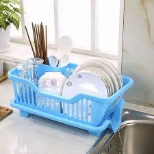 Afterwards, dip the parts in either the. Plastic Free Standing Blue Dish Rack Drainer Rs 180 Pack Sajani Fashion Id 21124281197