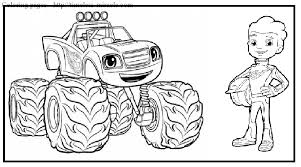 Monsters, mad scientists and candy, oh my! Blaze And The Monster Machines Colouring Pages Timeless Miracle Com