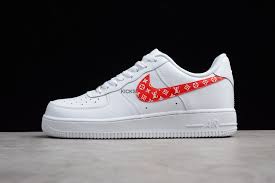 Custom Nike Air Force 1 X Supreme X Lv Nike Shoes Air Force Air Force Shoes Custom Nike Shoes
