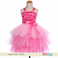 Pink Baby Girl 1st Birthday Tutu Dress Toddler Flower Girl Dress