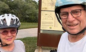 The co-leader of our RAGBRAI team decides after crashing twice to heed her  guardian angel.