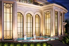 Private Palm Villa Dubai Dubai Houses Classic House Design Dream House Exterior