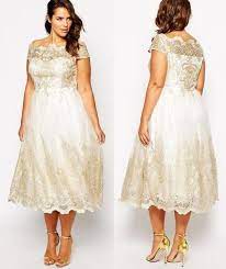 Plus size informal and casual wedding dresses in stock and ready to ship for beach and destination weddings! 7 Gorgeous Short Plus Size Summer Wedding Dresses Lace Wedding Dress With Sleeves Short Wedding Dress Wedding Dress Inspiration