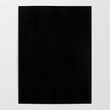 Plain black wool fabric, for rug hooking and applique, w315, solid black wool fabric. Plain Solid Black Pure Black Midnight Black Simple Black Poster By Jane Holloway Society6