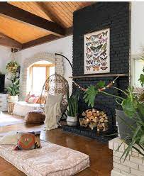 Bohemian Home Decor Ideas 30 Bohemian Interior Design Boho Style House Fireplace Decor