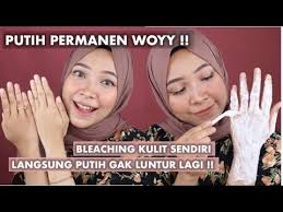 Kecantikan bagi orang asia adalah memiliki wajah yang mulus dan cerah, hal ini mendorong baik pria maupun wanita untuk memilih perawatan. Memutihkan Kulit Permanen Dengan Bleaching Sendiri Dirumah Pakai Lolane Whita Care Youtube