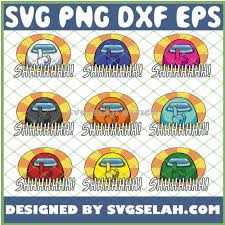 Download White Blue Pink Black Orange Navy Red Yellow Green Among Us Shh Svg Png Dxf Eps Design Cut Files Image Clipart Svg Selah