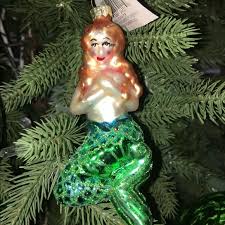 If so then this marvelous nautical sparkling tree topper is for you. Accents Blown Glass Christmastree Mermaid Ornament Poshmark