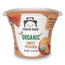 Amazon Brand Mama Bear Organic Baby Food Sweet Potatoes 4 Ounce Tub Pack Of 12 Amazon Com Grocery Gourmet Food