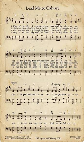 Lead me to Calvary #HymnswithSAF #SATB #hymn #HymnSinging #music #hymns  #HymnalSunday