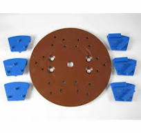 Diamond Concrete Floor Grinding Plate 10 inch (Magnetic)
