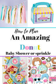 How To Throw A Diy Donut Baby Shower Or Baby Sprinkle Vcdiy Donut Birthday Party Decorations Birthday Party Decorations Diy Donut Baby Shower Decorations