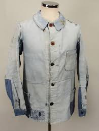 French Workwear Jacket Vintage Long John Blog Sanforized Old Authentic Blue Worn Out Farmers Rigid Raw Selvage Fra Vetements Vintage Vetements De Travail Veste