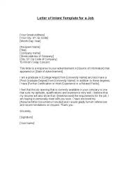Letter Of Intent For Job Job Letter Letter Of Intent Letter Templates