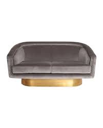 Find the latest designer fashion &. Jonathan Adler Gray Velvet Gold Sofa
