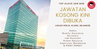 Jawatan kosong kosong terkini di malaysia dari syarikat terpercaya. Kemaskini Top Glove Sdn Bhd Buka Lagi Jawatan Kosong Untuk Dimohon Segera Mohon Online Di Sini
