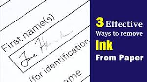 Now that the stain is removed you should get plain cold water and a new white cloth and sponge the. How To Take Off Ink From Paper Art New York
