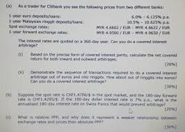 ✅ check the latest currency rate! Solved A As A Trader For Citibank You See The Following Chegg Com