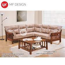 Best L Shape Sofa Design At Wooden Street Affordable Small Sectional Sofa Mfd Vince L Shape Wooden Sofa With Wooden Sofa Designs Sofa Design Wooden Sofa Set