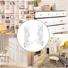 Buy Increway 30 Pack Shelf Support Peg Clear Plastic Cabinet Shelf Pins Self Locking Bracket Clips For Supporting Furniture Kitchen Bookcase Closet Shelf Fits 3 10 Diameter Hole And 21 32 Shelf Online In Turkey B07pp6v3t6