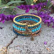 Maybe you would like to learn more about one of these? How To Make A Multi Bead Memory Wire Bracelet Running With Sisters