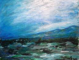 Desert Storm Oil Pastel In Landscapes Pastel Landscape Oil Pastel Landscape Landscape
