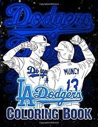 Some of the coloring page names are los angeles dodgers coloring at colorings to, photo by fboy818 photobucket, detroit tigers logo stencil baseball coloring baseball baseball coloring, clifford the big red dog tail bothering a pedestrian coloring coloring sun, big bounce basketball s pro basketball west. La Dodgers Coloring Book Los Angeles Dodgers Collection An Adult Coloring Book Taylor Lennox 9798665620527 Amazon Com Books