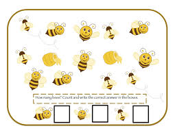 Bee H Count The Bees Jpg 1 600 1 236 Pixels Kindergarten Worksheets Bee Themed Classroom Kindergarten
