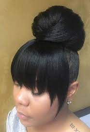 Wedding Makeup Natural Black Women High Bun 52 Ideas Black Hairstyles With Weave Weave Ponytail Hairstyles High Ponytail Hairstyles