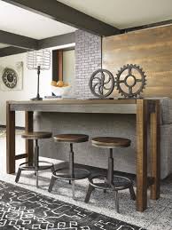 Torjin Brown And Gray Long Counter Height Dining Table Dining Room Sets Counter Height Dining Table Furniture