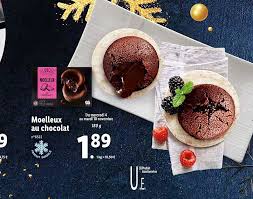 Offre Moelleux Au Chocolat Chez Lidl